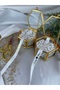 Promise and Engagement Ribbon Gold Written Satin - 2