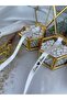 Promise and Engagement Ribbon Gold Written Satin - 3