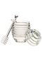 3 Pieces Crystal Honey Jar with Hive Shaped Spoon| Mica Jar| Honey And Jam Jar| Tp00383 - 3