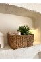 Wicker 25x25x12cm Square Organizer/Basket/Organizer - 6