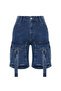 Mavi Kargo Cepli Normal Bel Denim Bermuda TWOSS24SR00014 - 7