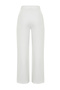 Ekru Wide Leg/Geniş Paça Yüksek Bel Dokuma Kumaş Pantolon TWOAW22PL0066 - 13