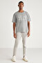 Vincette Relaxed Light Gray T-shirt - 2