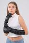 Women's Genuine Leather Long Gloves - 5