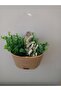 Wicker Door Front Basket Door Front Ornament, Hanging Flower Pot, Kitchen, Bathroom Multi-Purpose Basket - 4