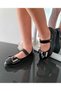 Orthopedic Girl's Black Ceremonial Shoes