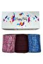 Organic Women's Set of 3 Socket Thick Ribbed Cotton Boot Socks - 3