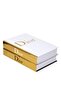 Pack of 2 Dior White and Black Decorative Book Box - 3
