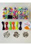 No:22 Acrylic Figure Bead Letter Bead Fimo Bead Jewelry Making Set Children's Hobby Set
