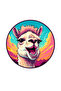 Lama Car, Motorcycle, Helmet, Laptop, Glass Sticker 12X12 cm