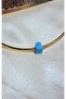 Choker, Blue Glass Bead Necklace, Evil Eye Bead Necklace, Muran Square Glass Necklace - 3