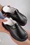 Classic Sole Doctor Nurse Hospital Cook Slippers Patterned 101 Black - 3