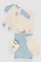 Koala Embroidered 10 Piece Hospital Discharge Bodysuit Set 100% Cotton - 3