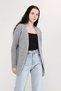 Women's Gray Knitwear Cardigan - 3