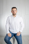 İnterview Sarar Polo Collar 100% Cotton White Sweatshirt - 4