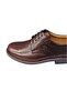 Brown Winter Lace-Up Men's Shoes - 5