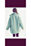 Oversize Collared Buttoned Plush Jacket - 6