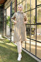 1265 Pocket Detailed Trench Coat Mink - 4