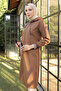 1265 Pocket Detailed Trench Coat Tan - 3