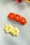 Orange Yellow Knit Buckle Set for Mother and Daughter - 4-Piece Baby and Child Buckle Set - 3