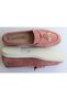 Genuine Leather Powder Small and Large Size Casual Women's Shoes Loafer Moccasin