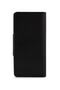 Unisex Black Genuine Leather Portfolio Wallet Martha