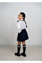 Navy Blue Mini Pleated Skirt - 3