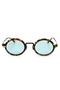 Green Glass Patterned Framed Women's Sunglasses Ae2207c12