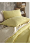 Yellow Double 200 X 240cm Bedspread/2 Pieces 50x70cm Pillow 4 Layers Multi Muslin 100% Cotton - 5