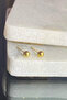 Women's Gold Top Model Steel Stud Earrings