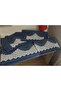 Handcrafted Lace Ribbed and Piccolo Duvet Cover Set - 2
