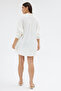 Ecru Evil Eye Beaded Shirt - 8