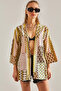 Women's Multi Patterned Kimono
