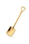 6 Pieces Modern Gold Shovel Model Tea Dessert Ice Cream Halva Coffee Presentation Spoon - 3