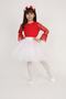Girl's Tulle T-shirt Tutu Skirt Set 29 October 23 April Performance Clothes - 4