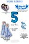 Frozen Elsa Blue Number Happy Birthday Balloon Set Transparent Balloon with Confetti Snow Queen Elsa Balloon - 2