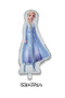 Frozen Elsa Blue Number Happy Birthday Balloon Set Transparent Balloon with Confetti Snow Queen Elsa Balloon - 3