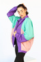 Unisex Colorful Bomber Jacket - 4