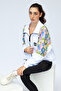 Women's Men's Colorful Patterned Bomber Jacket - 2