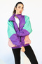 Unisex Colorful Bomber Jacket - 2