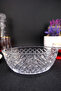 Glass Gondola Sugar Bowl and Serving Bowl Oval 21 Cm - SK.GND.002 C1-1-288 - 2