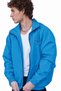Women's Men's Blue Colored Bomber Jacket - 3