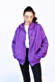 Unisex Purple Bomber Jacket - 2