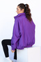 Unisex Purple Bomber Jacket - 4