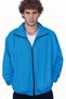 Women's Men's Blue Colored Bomber Jacket - 5