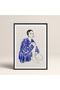 Single Framed Woman Painting Modern Poster Painting Tk/403 - 2