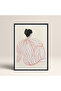Single Framed Woman Painting Modern Poster Painting Tk/406 - 2