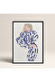 Single Framed Woman Painting Modern Poster Painting Tk/405 - 2
