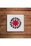 Red Hot Chili Peppers, RHCP Themed Natural Stone Travertine Coasters Set of 4 - 3