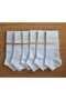 WOMEN'S SOCKS WHITE BOOTIES 6 PIECES ECONOMIC SUPER PACK - 2